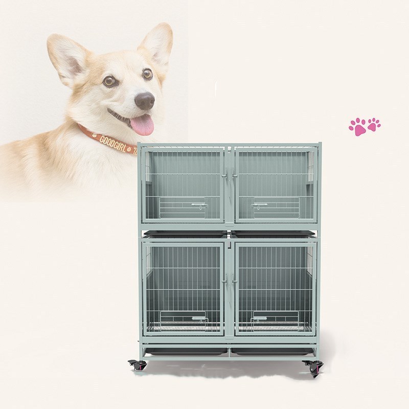 Chinese Supplier Hot Sale Stainless Steel Pet-Showing Dog Cat Cage for Veterinary