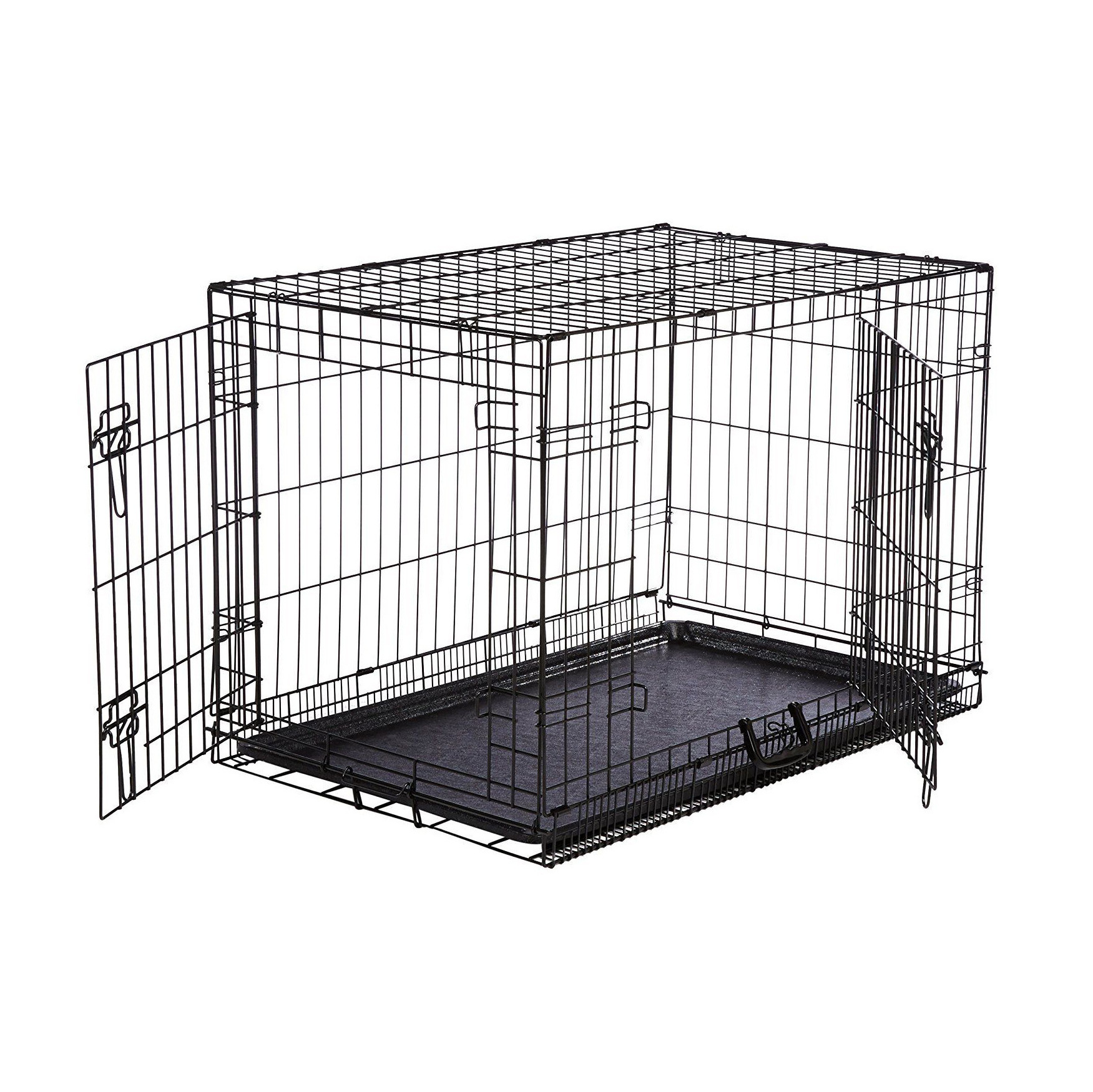 Foldable Metal Mesh Folding Pet Cage for Dog Crate