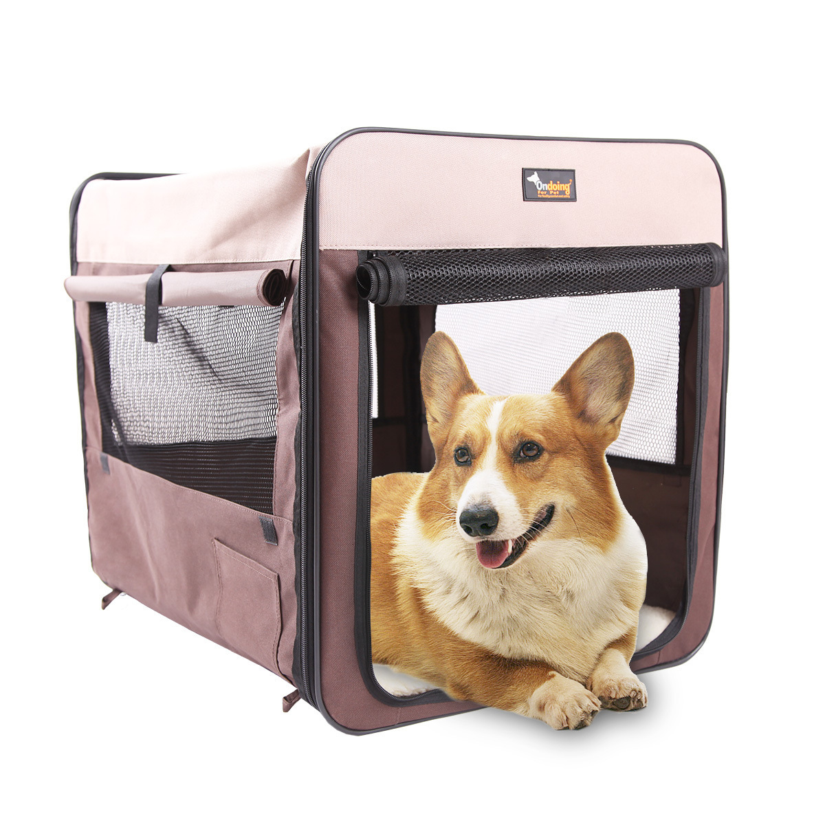 Full Window Breathable Pet Cage Handbag Cat Dog Travel Bag Shoulder Bag Convenient Pet Carrier