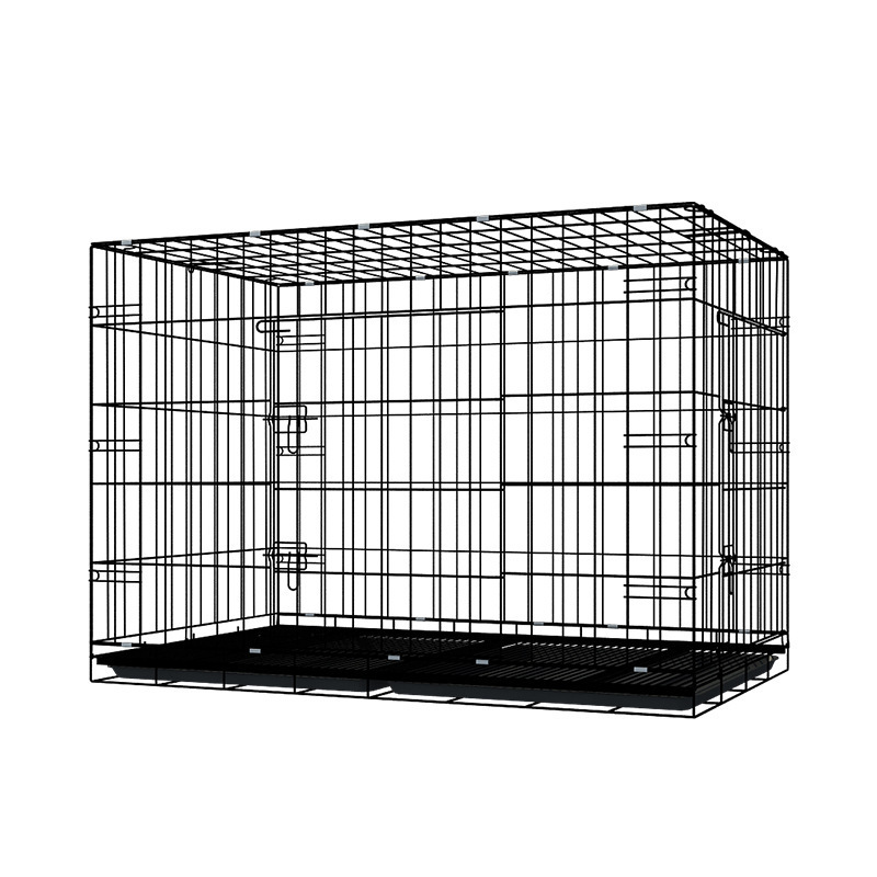 Foldable Metal Mesh Folding Pet Cage for Dog Crate