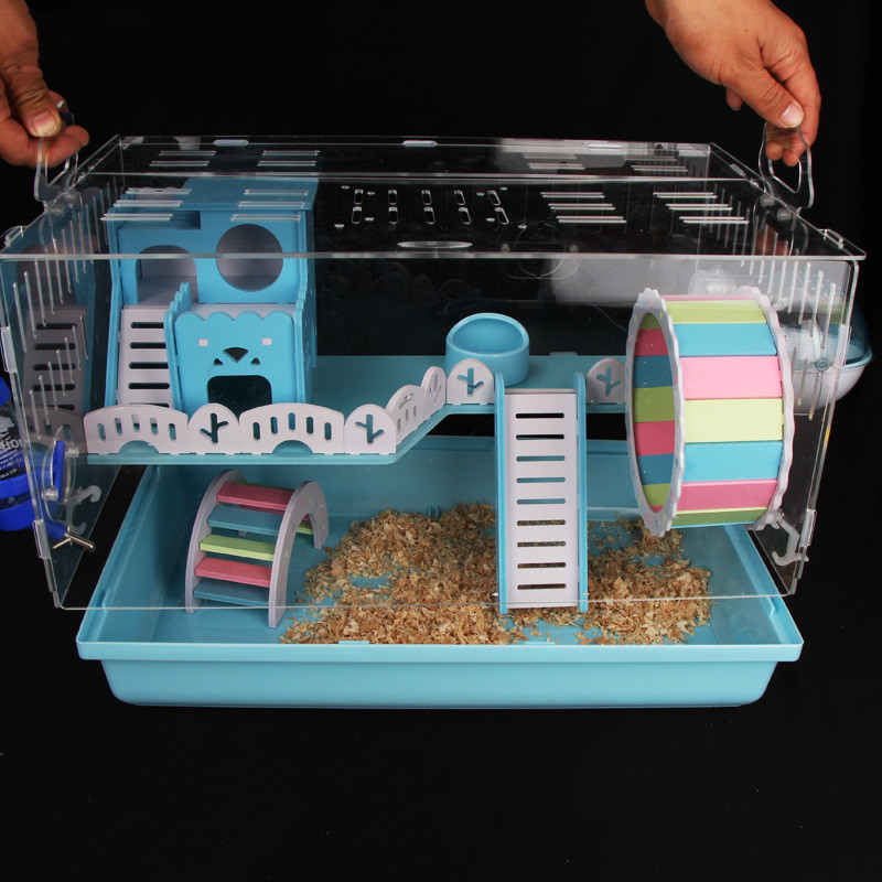 Customized Acrylic Pet Cage, Carrier and House for Hamster, Squirrel and Small Animals Use