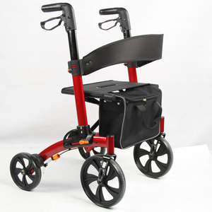 rolator 4 wheel lightweight rollator euro style walking therapy walking rollator