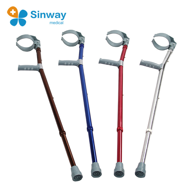 Eksler Safety Canadian Forearm Crutches for Adults