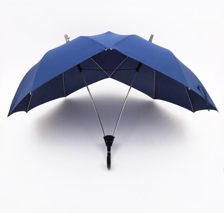 Durable Two-People Modern Novelty Umbrella/Dual-Brella Couple's Umbrella