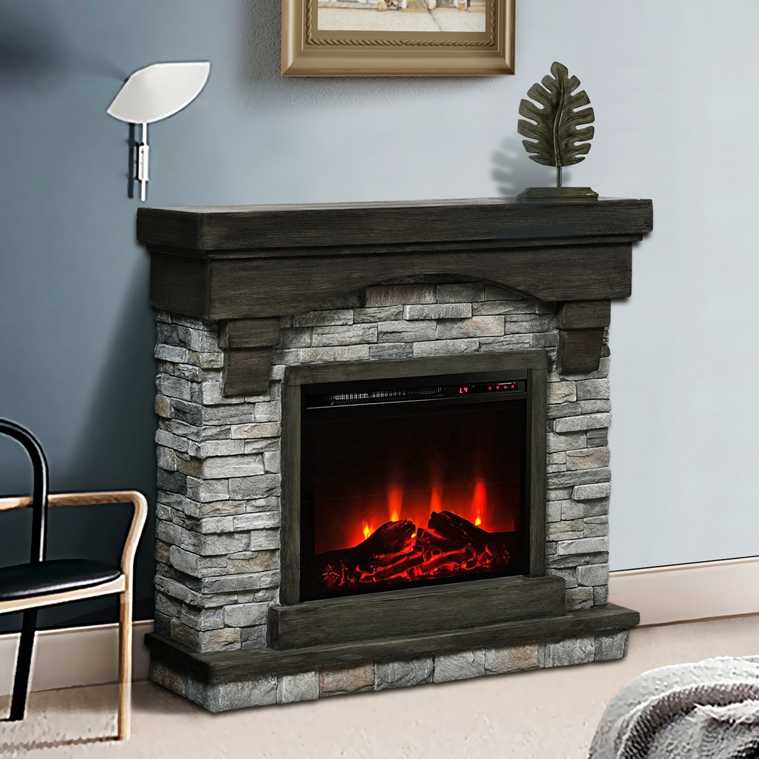 Hot Selling Freestanding Mini Fireplace  Wood Burning Fireplace