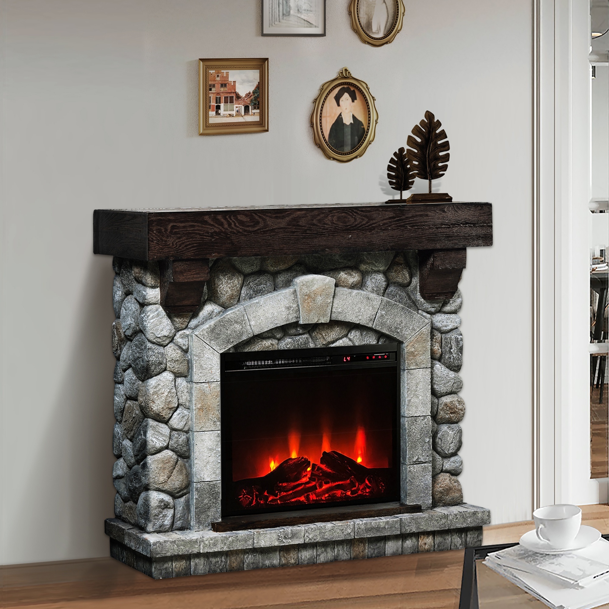 Hot Selling Freestanding Mini Fireplace  Wood Burning Fireplace