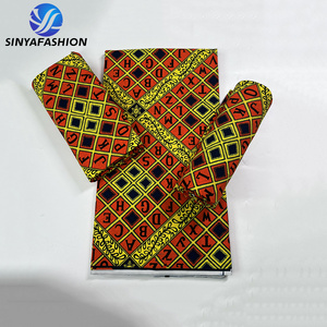 Sinya High Quality Veritable Wax Real Original Africa Holland Ankara Wax Prints Cotton Fabric Textiles