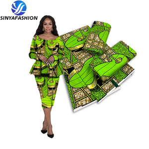 Sinya 2022 Latest African Wax Prints Fabric Wholesale High Quality Super Original Cotton Ankara Wax