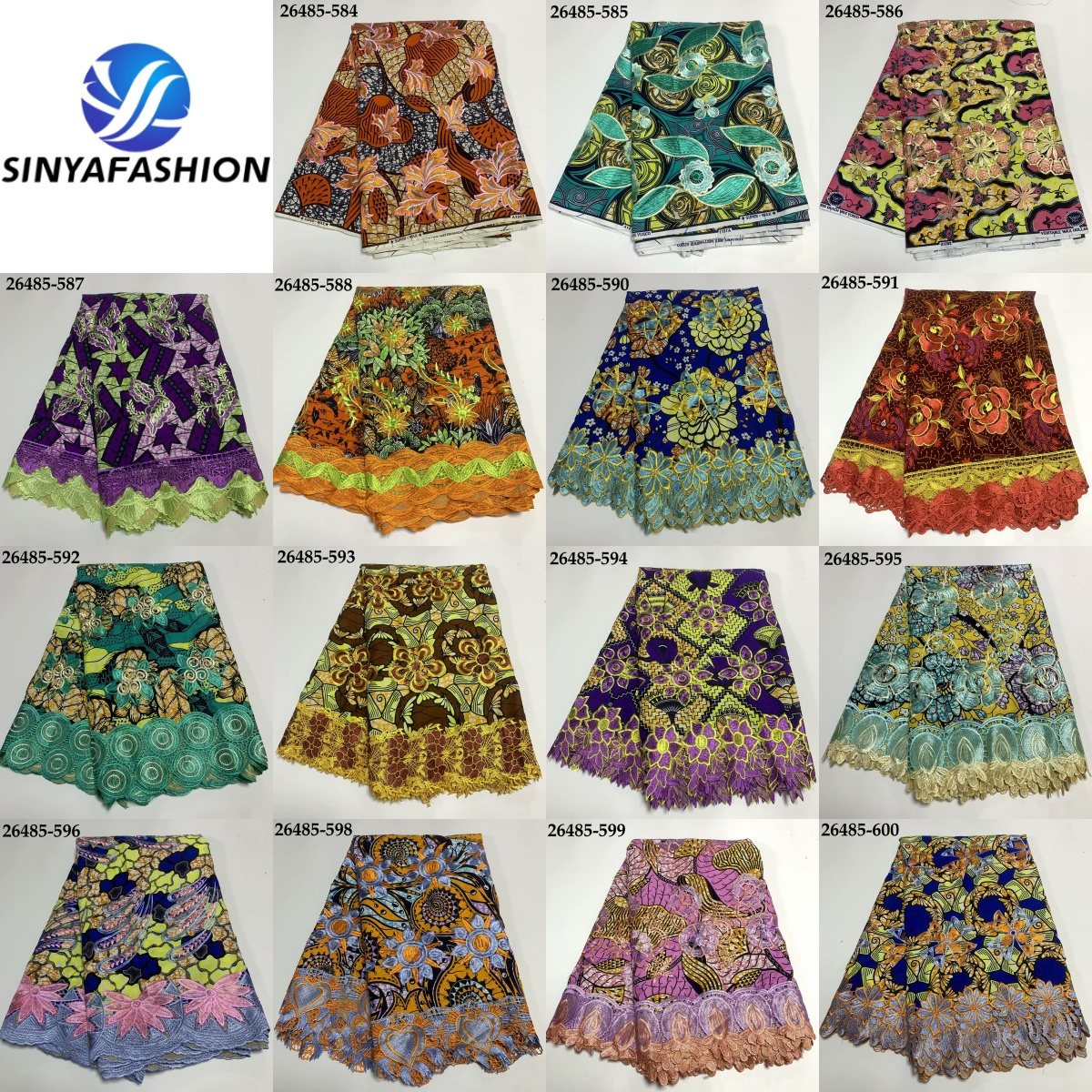 Ankara African Guipure Lace Fabric Wax High Quality Wax Lace Fabrics For Women Wax Lace For Ceremonial Dress