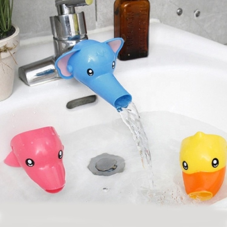 Cartoon Water Tap Extension Baby Hand Washing Assistant Faucet Extender Faucet Extension Baby