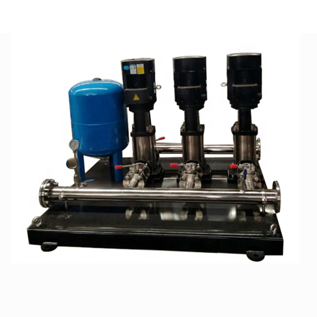 7.5kw high building hotel water pressure supply VFD booster industrial water pump system