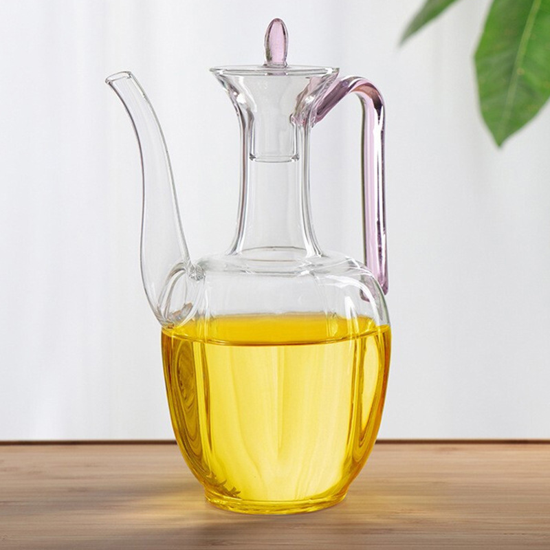 Transparent Fashion Green Glass Teapot High borosilicate Heat-resistant Brewing Retro Glass Tea Pot Set With Cup