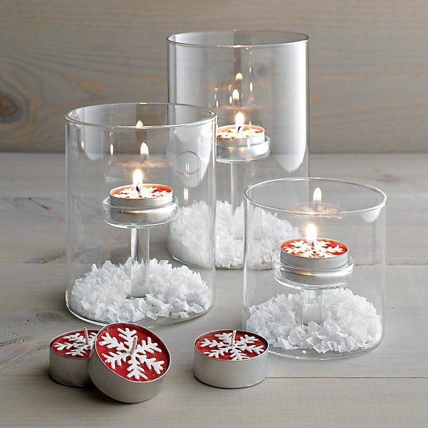 Customized Radiance Glass Transparent Glass Votive Candle Holder  Long Steam Glass Tealight Candle Holder For Home Decor