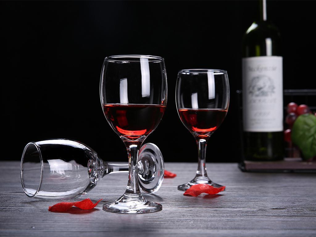 190ml Factory Cheap Hot Sale Wine Glasses Wedding Cup Reusable  Custom Champagne Wine Glass Cup