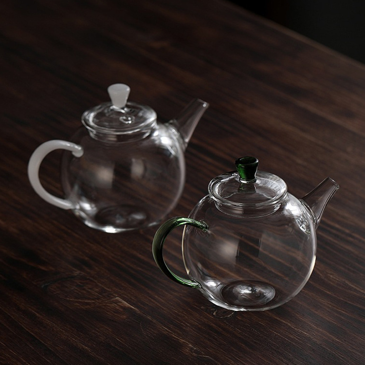 Classic High Temperature Resistant Pot Filter Teapot Black Tea Small Glass Tea Pot Set