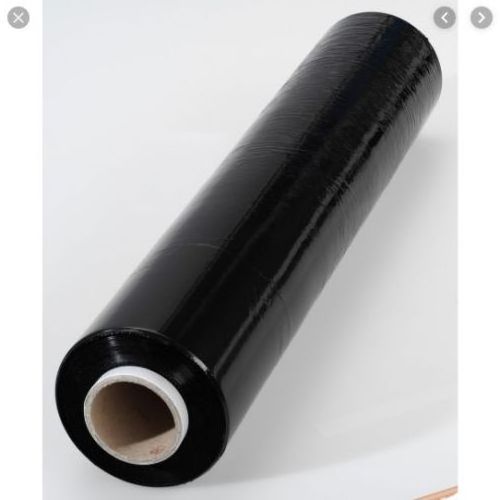 Wholesale Black 50cm Plastic Roll Hand PE Pallet ogistics film usage stretch film black rolls pallet stretch wrap 400mm x 200m