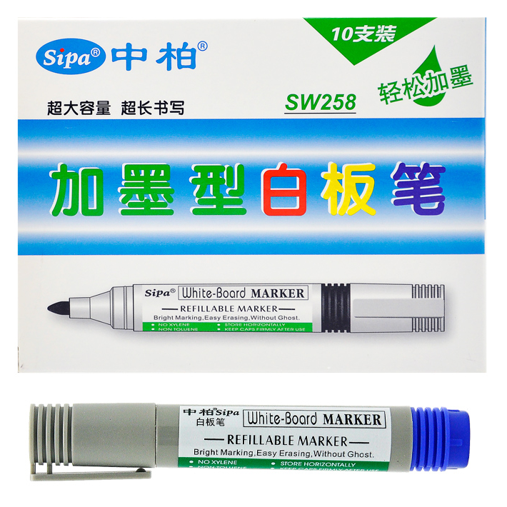 Sipa Easily Erase Refillable Whiteboard Marker Pen Dry eraser liquid chalk marker