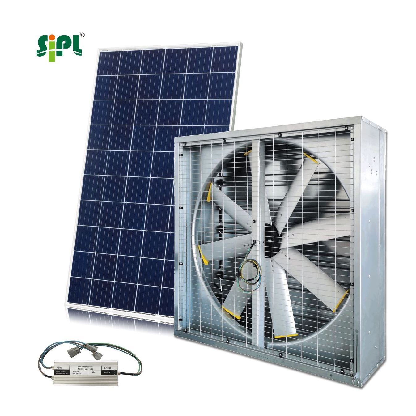 Poultry Farm Chicken House Ventilation Cooling Fan Solar Powered Wall Mount Exhaust Fan for Broiler/ Industrial Extractor Fan