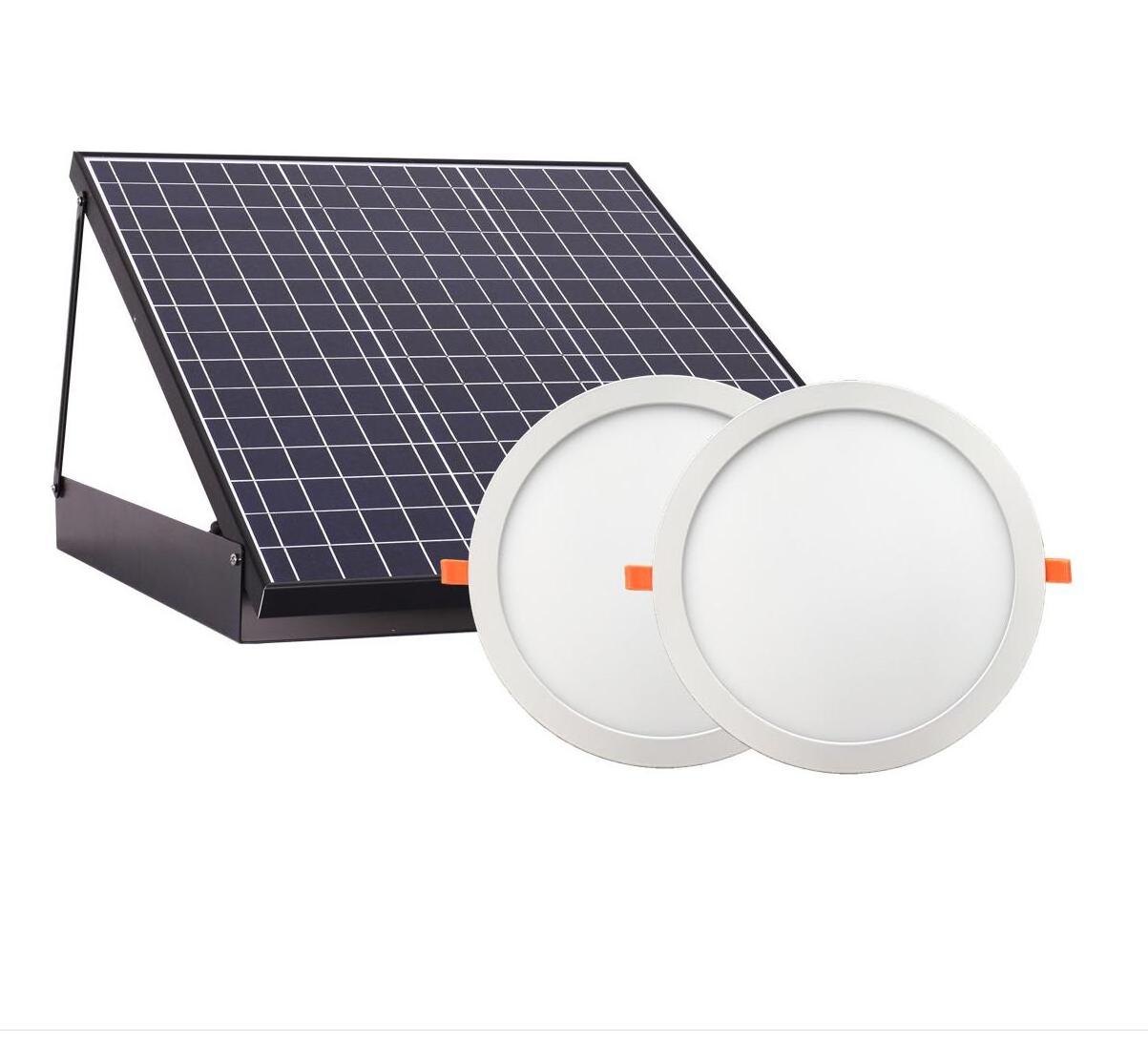 1 set 2 lights solar home lighting system indoor roof skylights for homes modern LED skylights replacing sun tube skylights