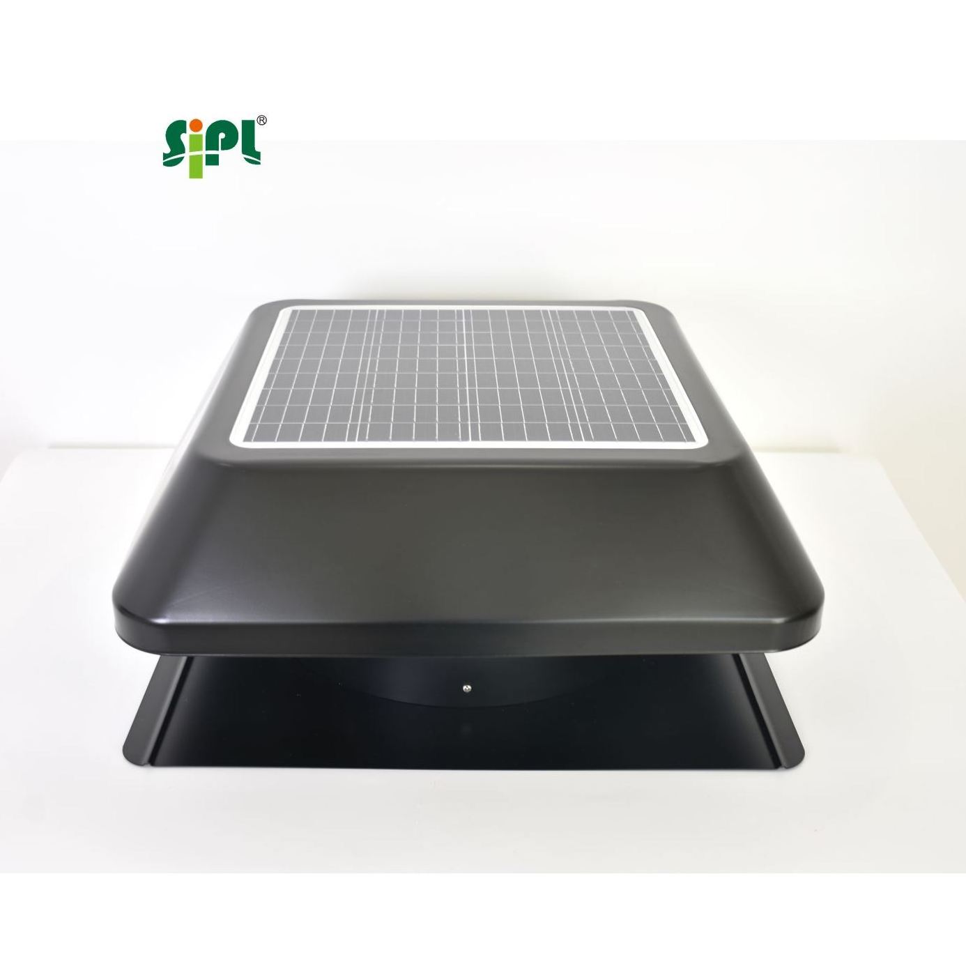 25W 14'' monocrystalline solar panel powered excellent brushless DC motor solar roof ventilation attic vent heat air exhaust fan