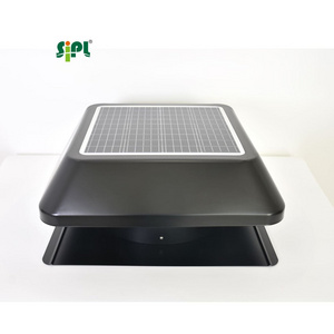 25W 14'' monocrystalline solar panel powered excellent brushless DC motor solar roof ventilation attic vent heat air exhaust fan