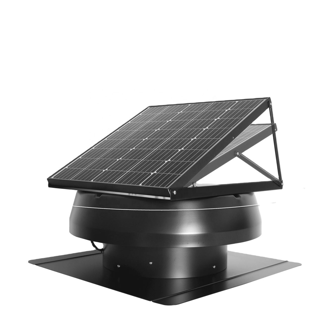 fan air extractor 60W solar powered industrial roof kitchen smoke extractor fan patent design roof air exhaust fan