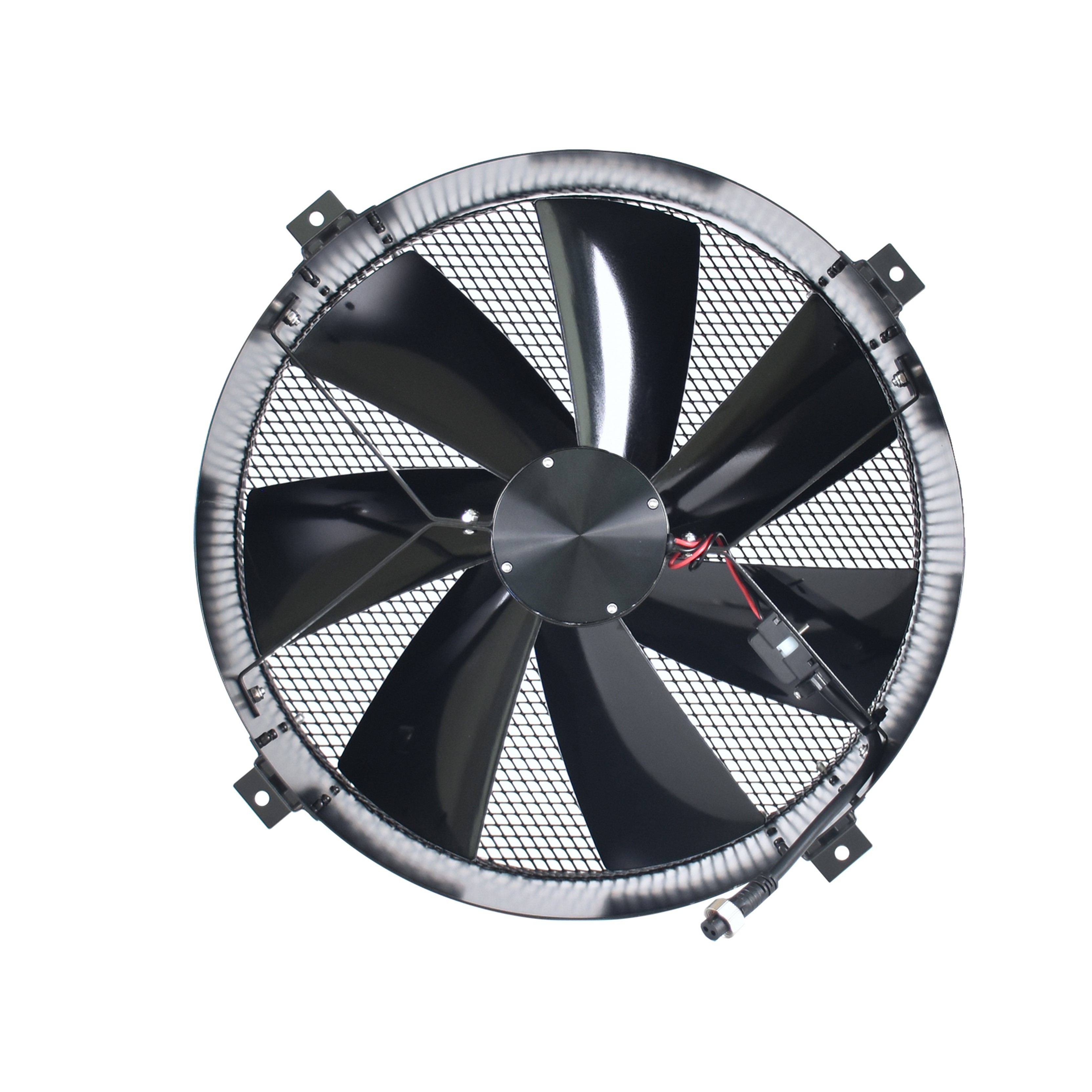 40W brushless DC powerful solar axial air extractor fan tools hvac system solar air conditioner industrial evaporator fan