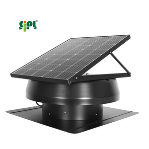 High Efficient Powerless Roof Turbine Ventilator Industrial Exhaust Fan 60W Solar Powerful Attic Roof Extractor Ventilation Fan