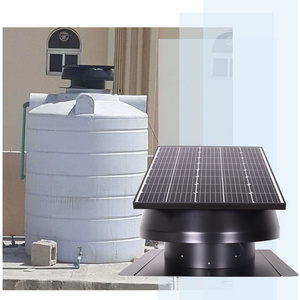 Hot Sale Heat Extractor 50W Solar Panel Powered Attic Gable Ceiling Water Tank Roof Exhaust Fans HVLS DC Ventilation Air Blower