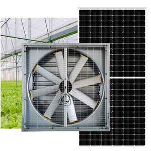 Industrial Agricultural Poultry Air Conditioner Solar Powered No Belt Pulley Wall Extractor Exhaust Fans Ventilation Cooling Fan