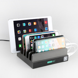 Sipolar Unive Multi Port Chargers Restaurant Multiple Mobile Phone Dc Fast Charging Portable Desktop USB Charger Station