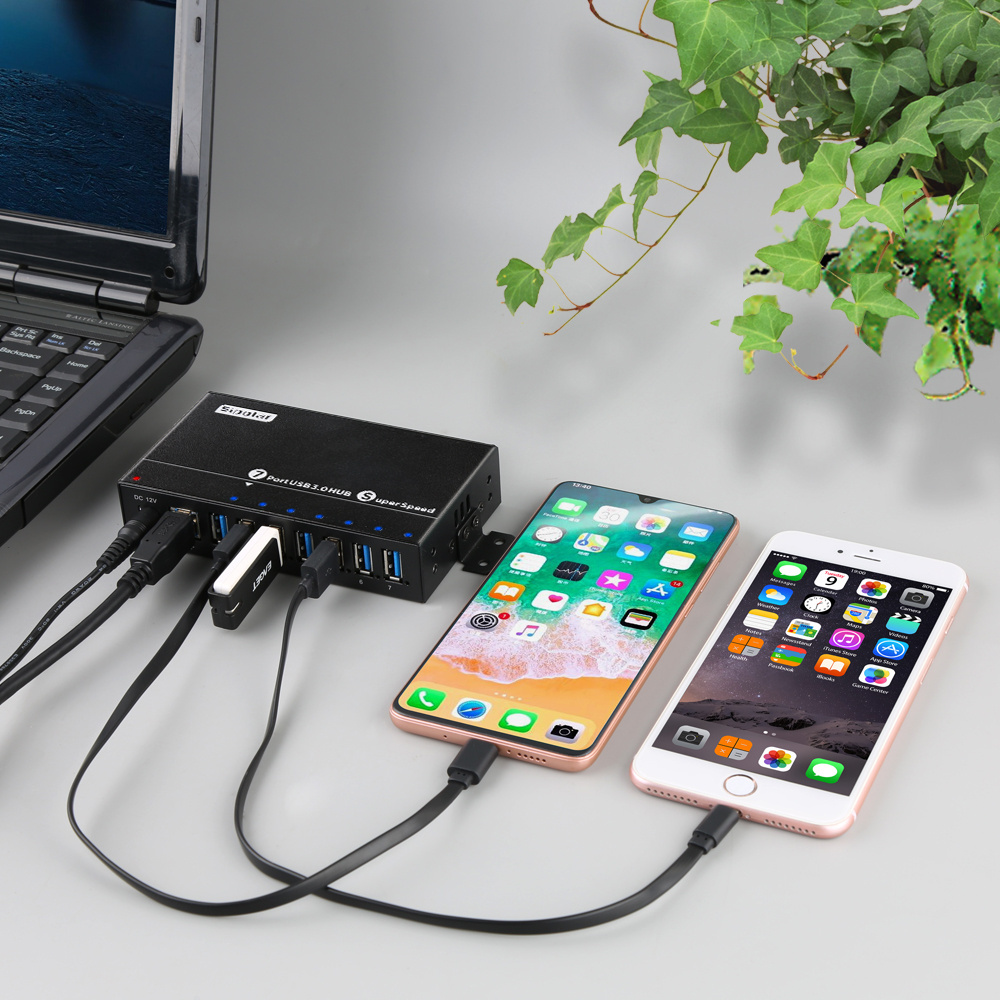 A173 Sipolar usb hub 7 port usb charging station for phones refurbished phone  Electric Usb 3.0 Hubs