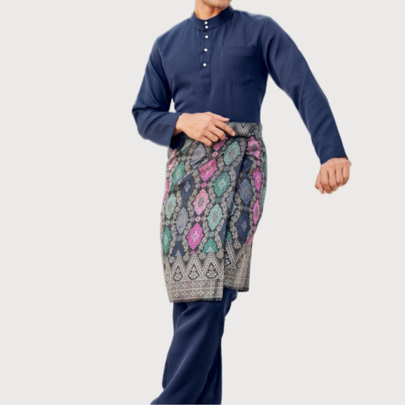 SIPO Eid Malaysia Islamic Abaya Dress Button Designs For Men Printed Arabic With Salwar Thobe Jubba Design For Sets Baju Melayu