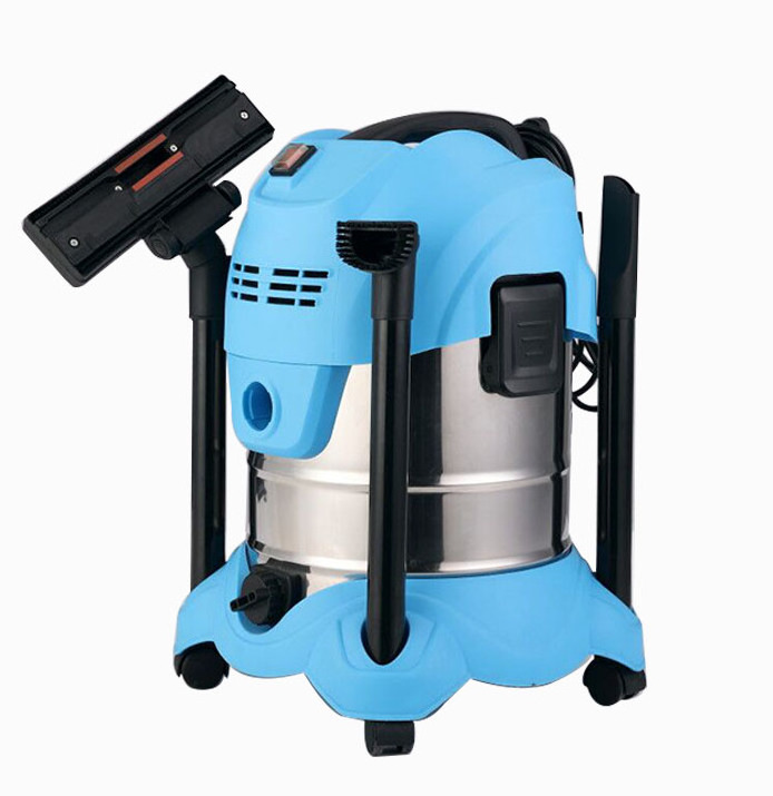 SIPPON Factory Price Commercial Wet Dry Canister Vacuum Cleaner Industrial Steam Cleaners Stainless Steel for Sale Electric Blue