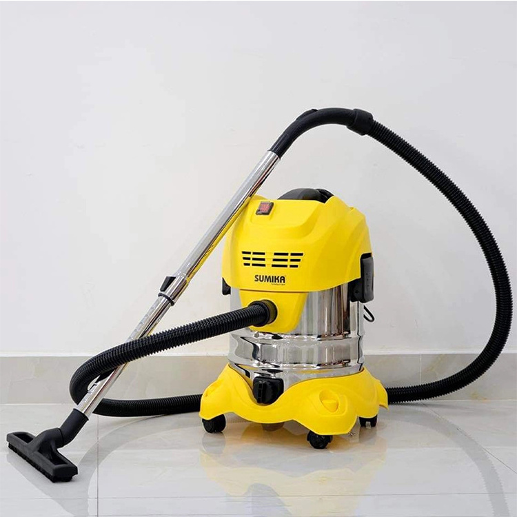 SIPPON Factory Price Commercial Wet Dry Canister Vacuum Cleaner Industrial Steam Cleaners Stainless Steel for Sale Electric Blue