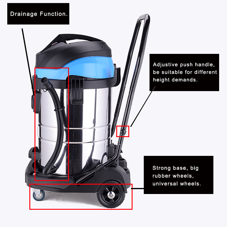 Silence Industrial Wet Dry Vacuum Cleaner Electric Free Spare Parts 3600W High Quality Robocop Hotel Outdoor with Bag 1000 220