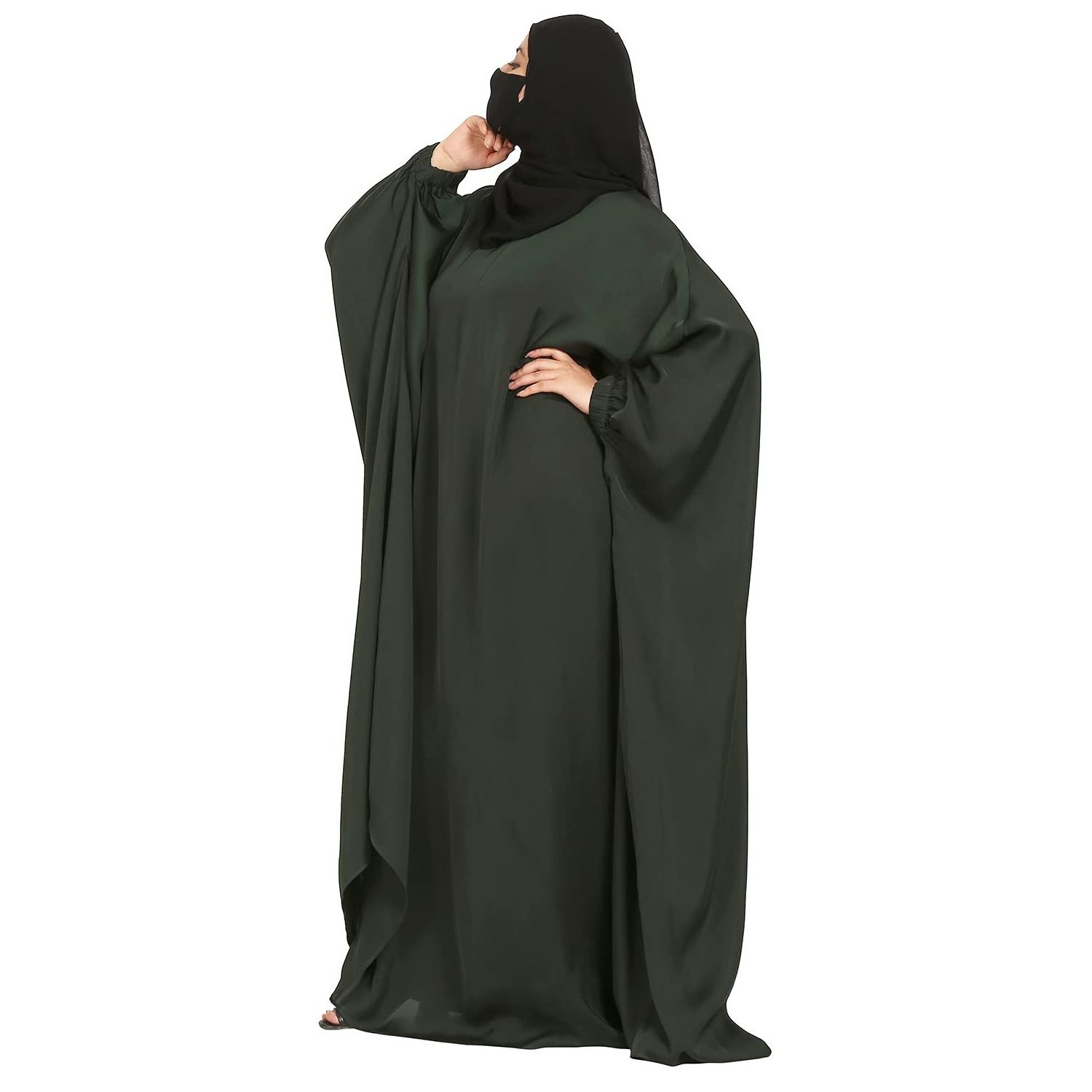 New Dubai Style High Quality Long Sleeve Abaya Dubai Fall Abaya Wholesale Loose Breathable Abay