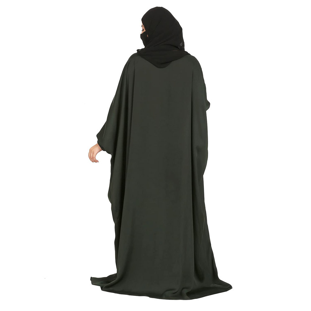 New Dubai Style High Quality Long Sleeve Abaya Dubai Fall Abaya Wholesale Loose Breathable Abay