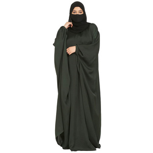 New Dubai Style High Quality Long Sleeve Abaya Dubai Fall Abaya Wholesale Loose Breathable Abay