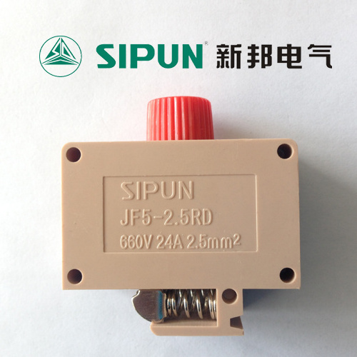 JF5 2.5mm Fuse Type Din Rail Terminal Block