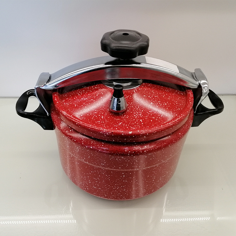 Explosion Proof Granite Pressure Cooker Aluminum Alloy 22cm 5L  OEM  Style