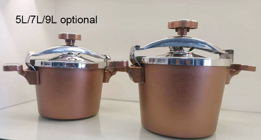 2023 New Design  Pressure Pot Pressure Cooker Aluminum Alloy for Home Camping Using Cooking Pot