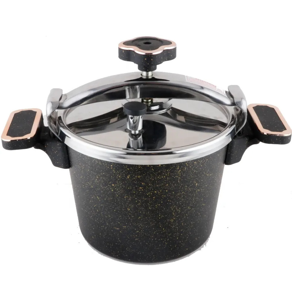 granite coating aluminum pan 2023 Stainless steel Cover Pressure Cooker for home using cooking pot