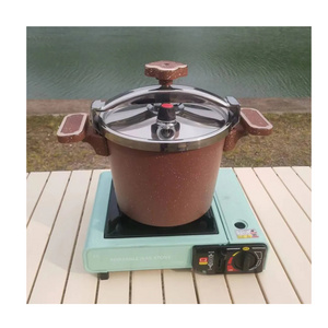 granite coating aluminum pan 2023 Stainless steel Cover Pressure Cooker for home using cooking pot