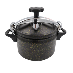 Bakelite Handle China Factory Granite Black Color Pressure Cooker Aluminum Alloy Outdoor Quick Cooking Cookware 50/7/9/11/15 L