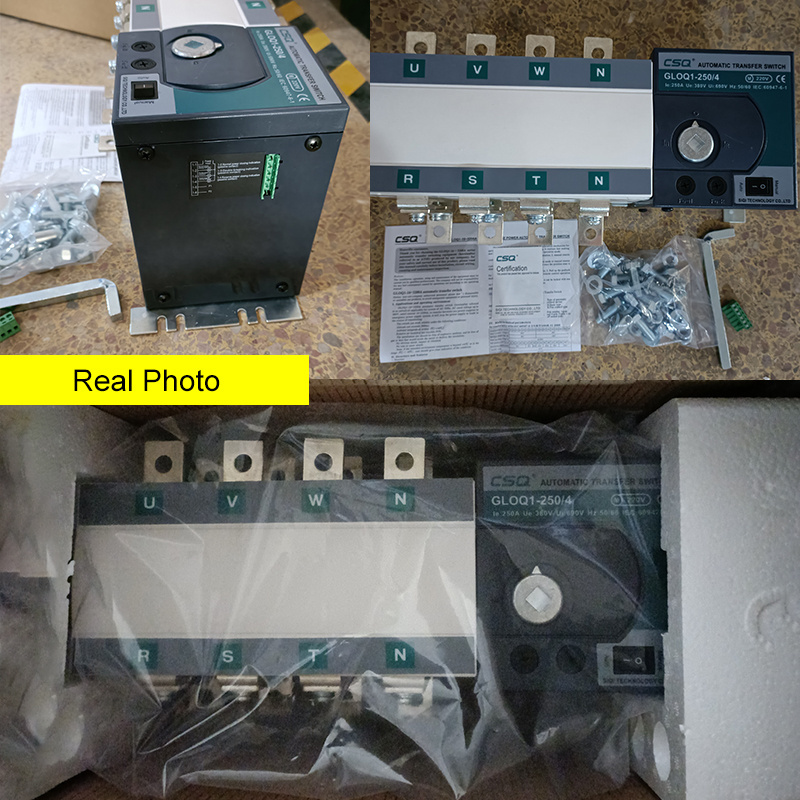 CSQ 1250A Automatic Changeover Switch Panel for Generator double power automatic transfer switch