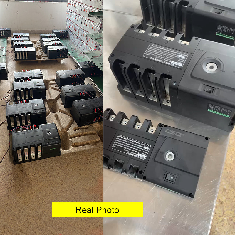 China Supplier HYCQ4-125 Automatic Transfer Switch 63A 4p ATS 100A Automatic Changeover Switch 125A 4pole change over switch