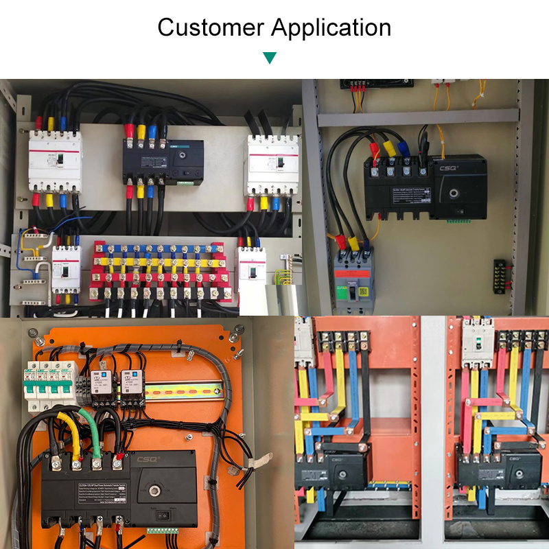 China Supplier HYCQ4-125 Automatic Transfer Switch 63A 4p ATS 100A Automatic Changeover Switch 125A 4pole change over switch