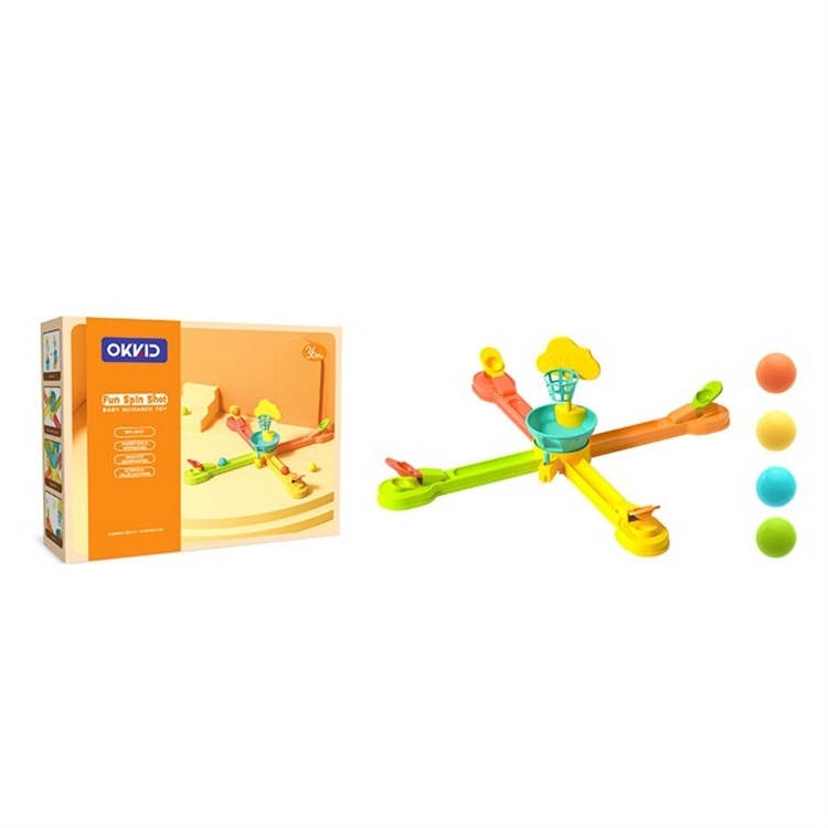 On Sale Catapult Ball Shooting Children's Desktop Parent-child Interactive Finger Press Catapult Shooting Game Toy