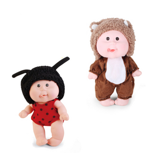 9.5 "doll double figure toy with magic drawing pen with dining chair 4 sound IC girl play house game Fashion Body Doll